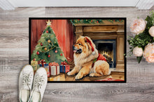 Load image into Gallery viewer, Chow Chow Cozy Christmas Doormat - Large 24x36 – Indoor/Outdoor Floor Mat with Artistic Flair