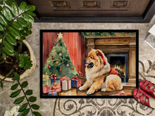 Load image into Gallery viewer, Chow Chow Cozy Christmas Doormat - Large 24x36 – Indoor/Outdoor Floor Mat with Artistic Flair