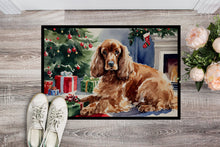 Load image into Gallery viewer, Cocker Spaniel Cozy Christmas Doormat