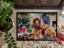 Load image into Gallery viewer, Cocker Spaniel Cozy Christmas Doormat