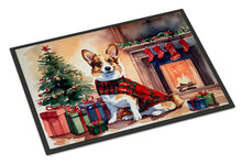 Load image into Gallery viewer, Corgi Cozy Christmas Doormat - Large 24x36 – Indoor/Outdoor Floor Mat with Artistic Flair