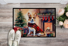 Load image into Gallery viewer, Corgi Cozy Christmas Doormat - 18X27 Indoor / Outdoor Rug | Made in USA