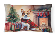 Load image into Gallery viewer, Corgi Cozy Christmas Throw Pillow