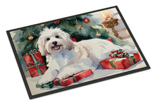 Load image into Gallery viewer, Coton De Tulear Cozy Christmas Doormat - Large 24x36 – Indoor/Outdoor Floor Mat with Artistic Flair