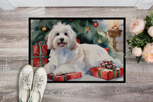 Load image into Gallery viewer, Coton De Tulear Cozy Christmas Doormat - 18X27 Indoor / Outdoor Rug | Made in USA