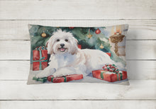 Load image into Gallery viewer, Coton De Tulear Cozy Christmas Throw Pillow