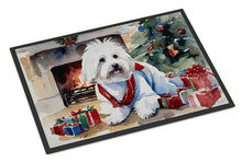 Load image into Gallery viewer, Coton De Tulear Cozy Christmas Doormat - Large 24x36 – Indoor/Outdoor Floor Mat with Artistic Flair