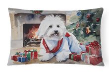 Load image into Gallery viewer, Coton De Tulear Cozy Christmas Throw Pillow