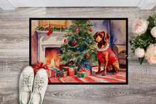 Load image into Gallery viewer, Dachshund Cozy Christmas Doormat - Large 24x36 – Indoor/Outdoor Floor Mat with Artistic Flair