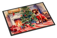 Load image into Gallery viewer, Dachshund Cozy Christmas Doormat - Large 24x36 – Indoor/Outdoor Floor Mat with Artistic Flair