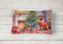 Load image into Gallery viewer, Dachshund Cozy Christmas Throw Pillow