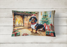 Load image into Gallery viewer, Dachshund Cozy Christmas Throw Pillow