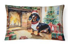 Load image into Gallery viewer, Dachshund Cozy Christmas Throw Pillow