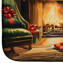 Load image into Gallery viewer, Dalmatian Cozy Christmas Dish Drying Mat