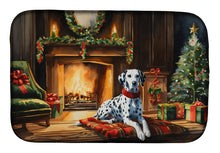 Load image into Gallery viewer, Dalmatian Cozy Christmas Dish Drying Mat