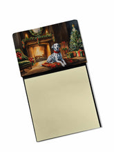 Load image into Gallery viewer, Dalmatian Cozy Christmas Sticky Note Holder- Refiilable Desk Accessory Note Pad