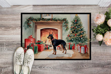 Load image into Gallery viewer, Doberman Pinscher Cozy Christmas Doormat - Large 24x36 – Indoor/Outdoor Floor Mat with Artistic Flair