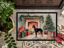 Load image into Gallery viewer, Doberman Pinscher Cozy Christmas Doormat - Large 24x36 – Indoor/Outdoor Floor Mat with Artistic Flair
