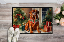 Load image into Gallery viewer, Dogue de Bordeaux Cozy Christmas Doormat - 18X27 Indoor / Outdoor Rug | Made in USA