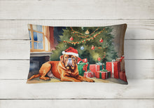 Load image into Gallery viewer, Dogue de Bordeaux Cozy Christmas Throw Pillow