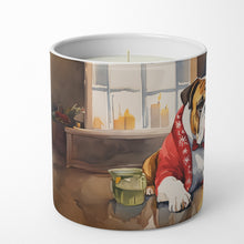 Load image into Gallery viewer, English Bulldog Cozy Christmas Decorative Soy Candle