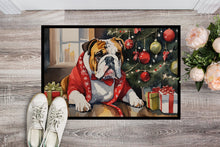 Load image into Gallery viewer, English Bulldog Cozy Christmas Doormat - Large 24x36 – Indoor/Outdoor Floor Mat with Artistic Flair