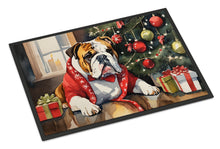 Load image into Gallery viewer, English Bulldog Cozy Christmas Doormat - Large 24x36 – Indoor/Outdoor Floor Mat with Artistic Flair