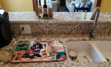Load image into Gallery viewer, English Cocker Spaniel Cozy Christmas Dish Drying Mat