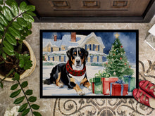 Load image into Gallery viewer, Entlebucher Mountain Dog Cozy Christmas Doormat