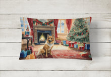 Load image into Gallery viewer, Finnish Spitz Cozy Christmas Throw Pillow