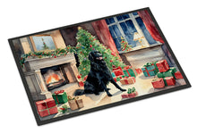 Load image into Gallery viewer, Flat-Coated Retriever Cozy Christmas Doormat - 18X27 Indoor / Outdoor Rug | Made in USA