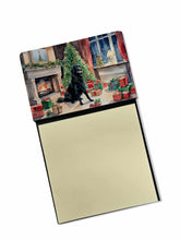 Load image into Gallery viewer, Flat-Coated Retriever Cozy Christmas Sticky Note Holder- Refiilable Desk Accessory Note Pad