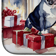 Load image into Gallery viewer, French Bulldog Cozy Christmas Dish Drying Mat