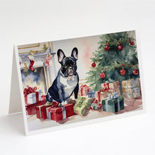 Load image into Gallery viewer, French Bulldog Cozy Christmas Greeting Cards - Blank Note Cards – 8-Pack of Artist-Designed Cards with Envelopes