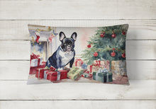Load image into Gallery viewer, French Bulldog Cozy Christmas Throw Pillow