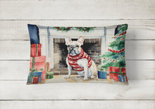 Load image into Gallery viewer, French Bulldog Cozy Christmas Throw Pillow