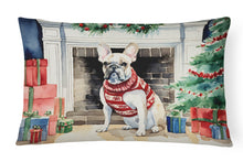 Load image into Gallery viewer, French Bulldog Cozy Christmas Throw Pillow