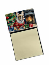 Load image into Gallery viewer, French Bulldog Cozy Christmas Sticky Note Holder- Refiilable Desk Accessory Note Pad