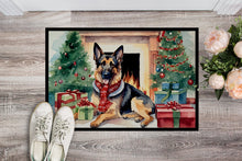 Load image into Gallery viewer, German Shepherd Cozy Christmas Doormat - Large 24x36 – Indoor/Outdoor Floor Mat with Artistic Flair