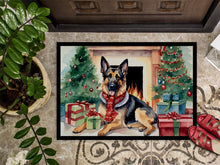 Load image into Gallery viewer, German Shepherd Cozy Christmas Doormat - Large 24x36 – Indoor/Outdoor Floor Mat with Artistic Flair