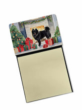Load image into Gallery viewer, German Spitz Cozy Christmas Sticky Note Holder- Refiilable Desk Accessory Note Pad