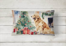 Load image into Gallery viewer, Golden Retriever Cozy Christmas Throw Pillow