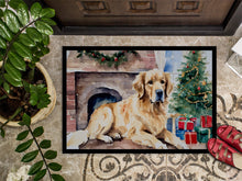 Load image into Gallery viewer, Golden Retriever Cozy Christmas Doormat - Large 24x36 – Indoor/Outdoor Floor Mat with Artistic Flair