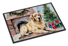 Load image into Gallery viewer, Golden Retriever Cozy Christmas Doormat - Large 24x36 – Indoor/Outdoor Floor Mat with Artistic Flair
