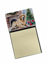 Load image into Gallery viewer, Golden Retriever Cozy Christmas Sticky Note Holder- Refiilable Desk Accessory Note Pad