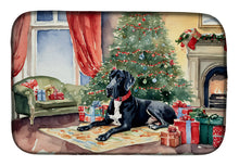 Load image into Gallery viewer, Great Dane Cozy Christmas Dish Drying Mat