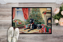Load image into Gallery viewer, Great Dane Cozy Christmas Doormat - Large 24x36 – Indoor/Outdoor Floor Mat with Artistic Flair