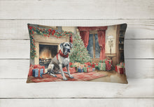 Load image into Gallery viewer, Great Dane Cozy Christmas Throw Pillow