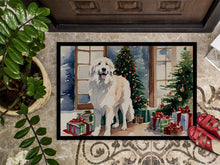 Load image into Gallery viewer, Great Pyrenees Cozy Christmas Doormat - Large 24x36 – Indoor/Outdoor Floor Mat with Artistic Flair