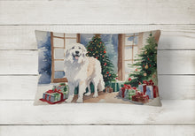 Load image into Gallery viewer, Great Pyrenees Cozy Christmas Throw Pillow